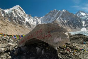 Snowy mountains of Nepal