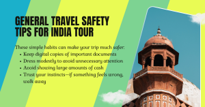 General travel safety tips for touring India
