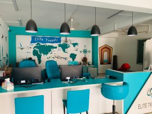 Elite Travels travel agency office in Bangladesh